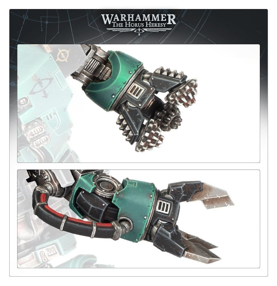 Legiones Astartes: Leviathan Siege Dreadnought Close Combat Weapons Frame