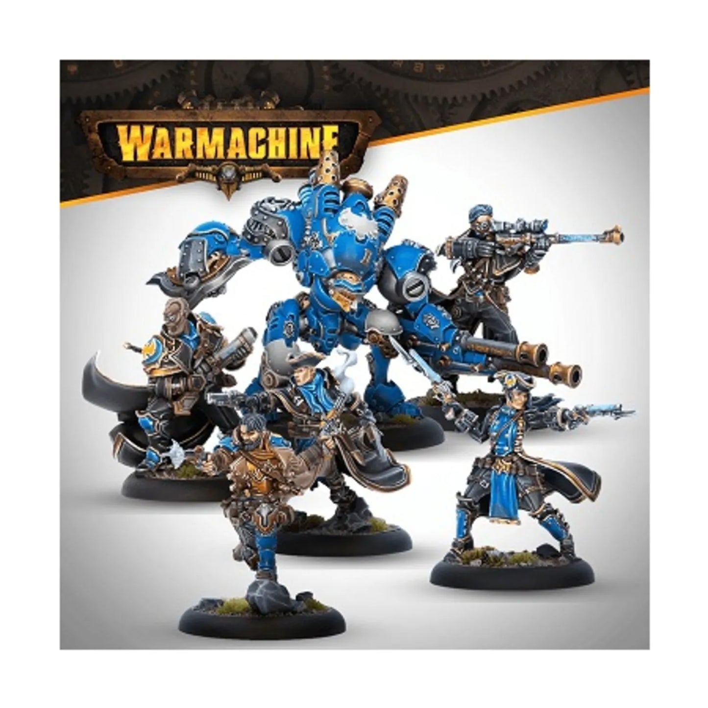 Warmachine: Cygnar Hellslingers Command Cadre (HIPS)
