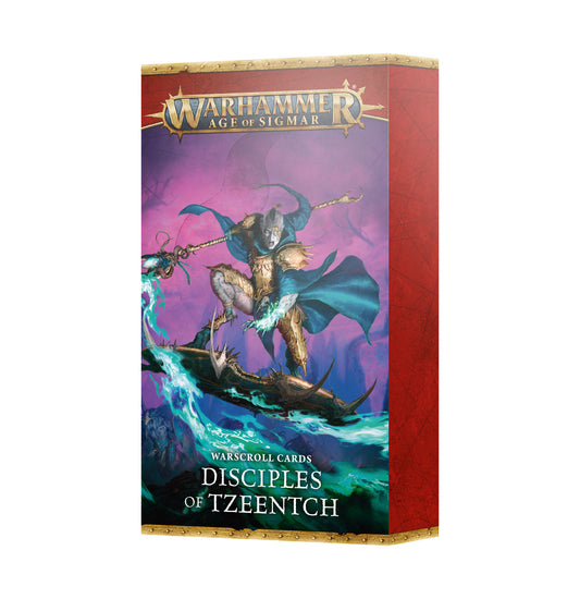 WARSCROLL CARDS: DISCIPLES TZEENTCH ENG