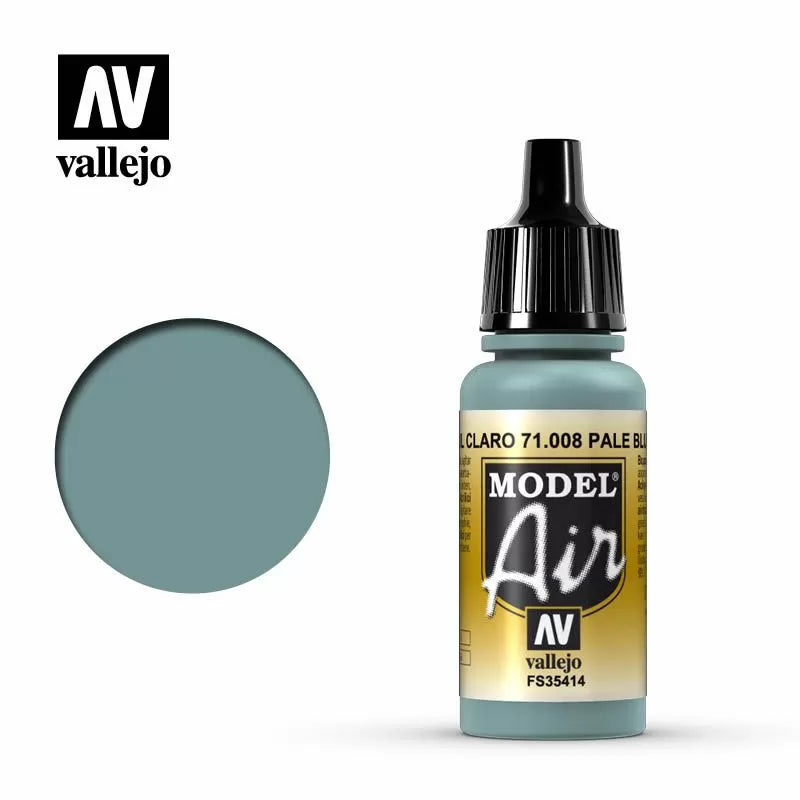 Vallejo Model Air - Pale Blue 17 ml (Old formulation)