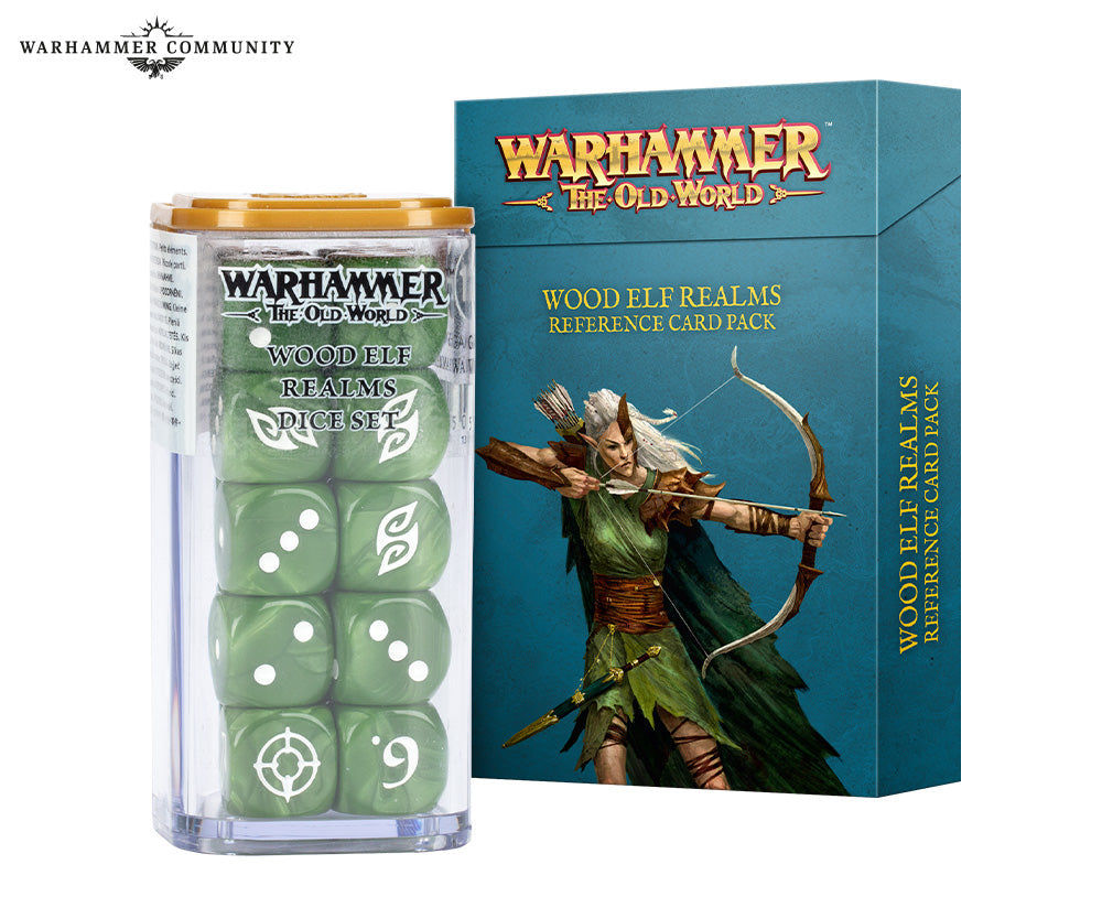 THE OLD WORLD: WOOD ELF REALMS DICE